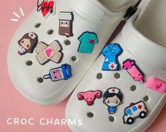 Midwife Croc charms Healthcare Charms Shoe Charms Nurse Crocs NHS Gifts Favour Work Shoes Student Nurse Crocs Clip Doctor HCA Gift Midwives
