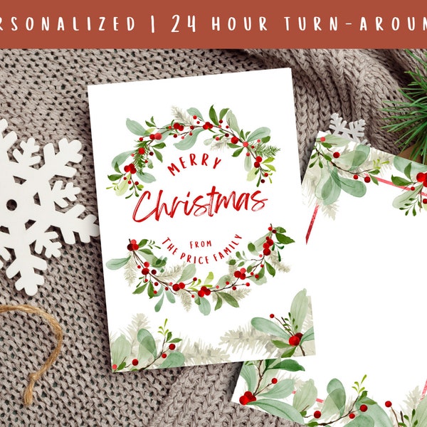 Christmas Card Printables - Etsy