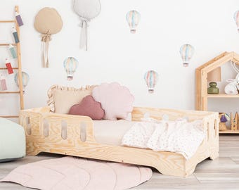 Cama infantil, cama de suelo Neko