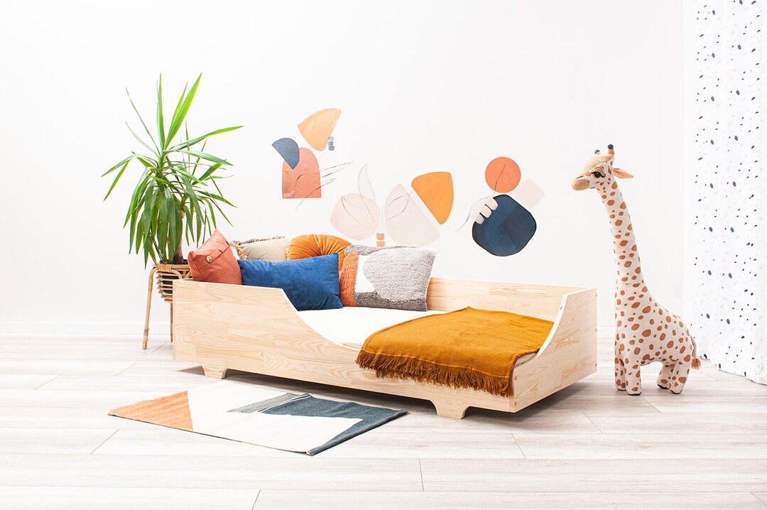 Children's Bed Floor Bed Montessori Luik Etsy UK