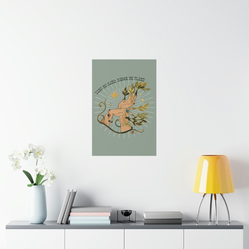 Taylor Swift Poster Willow Lyrics in Vintage Cottagecore Aesthetic Wall Art | Taylor Swift Evermore Sage Green Wall Art image 3