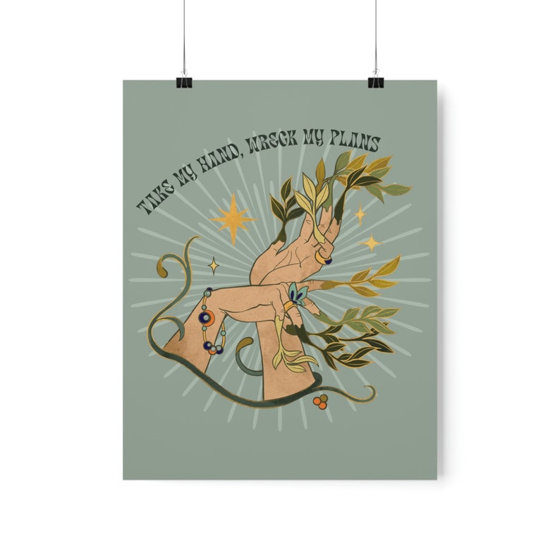 Taylor Swift Poster Willow Lyrics in Vintage Cottagecore Aesthetic Wall Art | Taylor Swift Evermore Sage Green Wall Art image 8