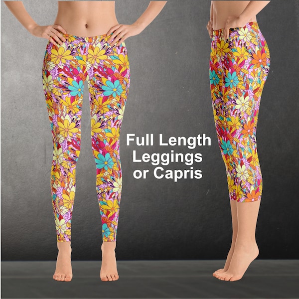 Leggings Full Length Fi's Flowers