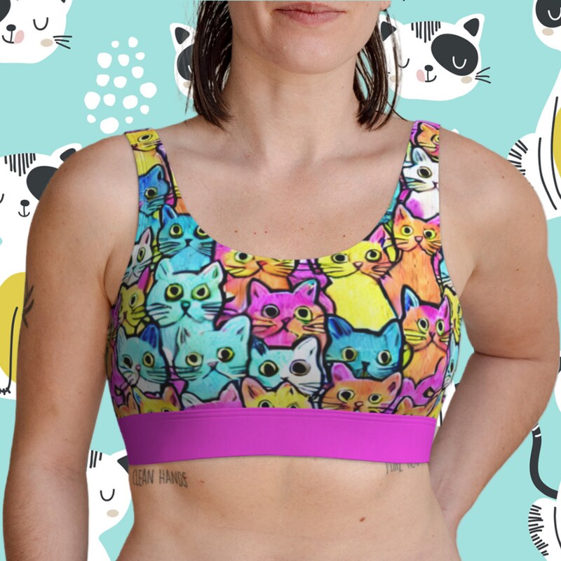 SOFT BRA WITH BACK CLIP COOL FOR CATS