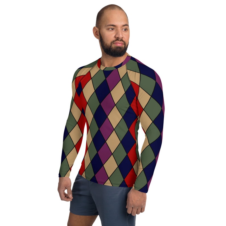 Men's Medieval Harlequin Rash Guard
