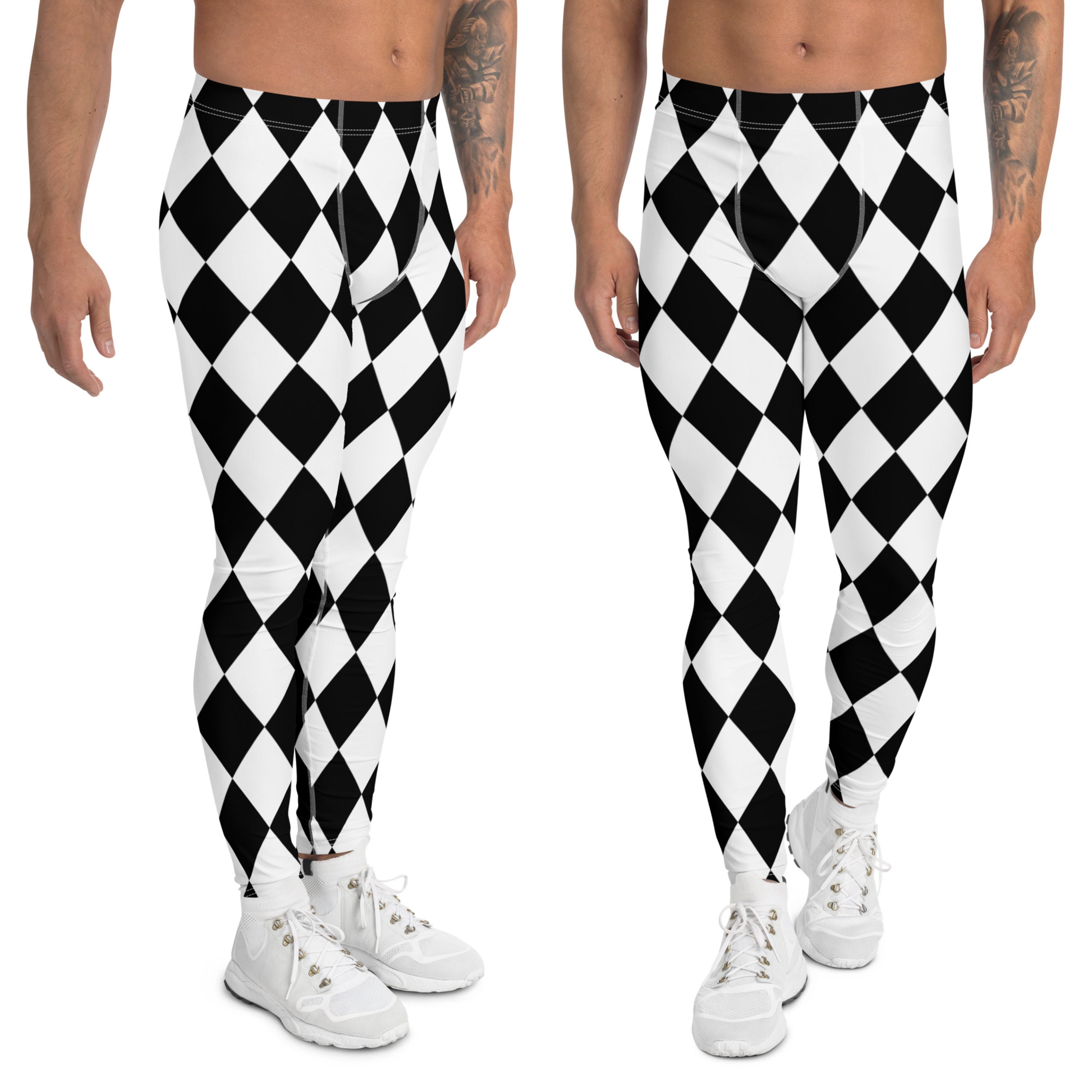 MENS BLACK NAVY SHINY WET LOOK MEGGINGS PANTS S M L XL 2XL 3XL 4XL 5XL 6XL