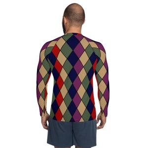 Men's Medieval Harlequin Rash Guard