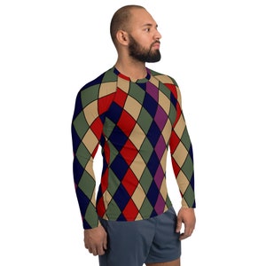 Men's Medieval Harlequin Rash Guard