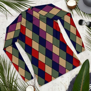 Men's Medieval Harlequin Rash Guard