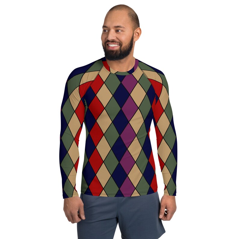 Men's Medieval Harlequin Rash Guard