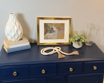 SOLD - Vintage Blue Console/Sideboard