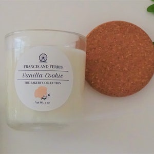 Vanilla Cookie, Fall Candles, Soy Candle, Autumn Candle, Hand Poured, Container Candle, Dye Free, non-Toxic Soy Wax Candle