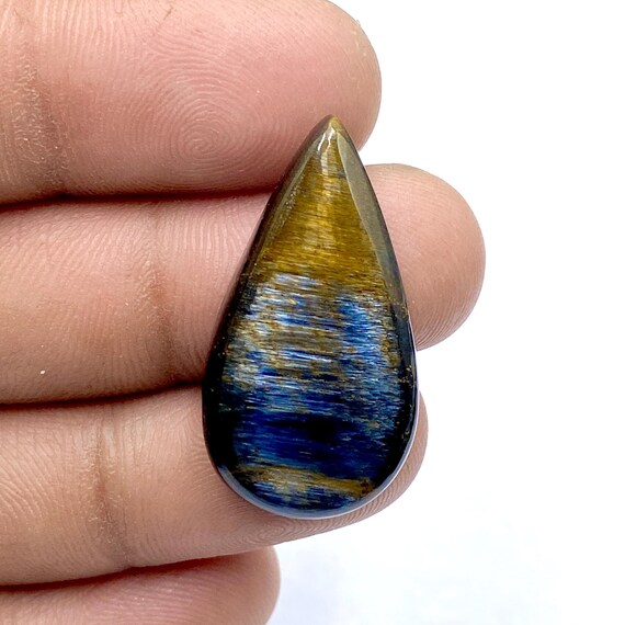 Rare Quality Pietersite Cabochon - Designer Pietersite Gemstone - Handmade Gemstone - Pear Shape Cabochon...31x17x5mm...20.5Ct