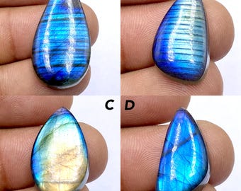 AAA Quality Labradorite Cabochon...Multi Fire Labradorite Gemstone...Mix Shape Cabochon...Making For Jewelry