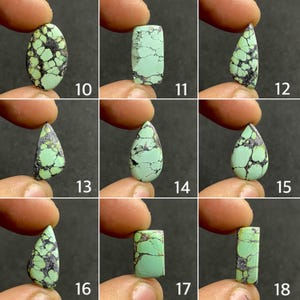 Natural Cloud Mountain Turquoise Cabochon...Hubei Cloud Mountain Turquoise Gemstone...Mix Shape Turquoise...Making For Jewelry