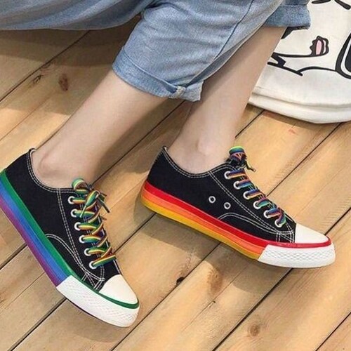 rainbow vans price