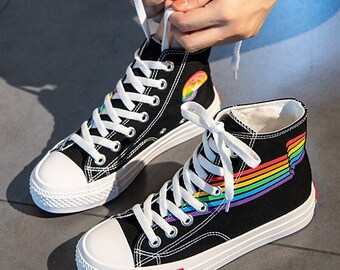 Pride Rainbow LGBTQ+ High Tops