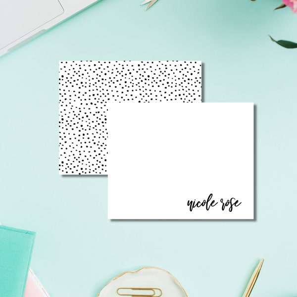 Minimalist Notecard Boho Cards Custom Notecard Personalized Postcard Stationary for Women Simple Custom Stationary