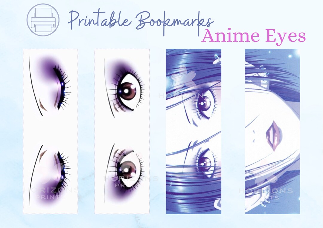 Anime Bookmark Printable Japanese Gifts Printable Bookmarks - Etsy