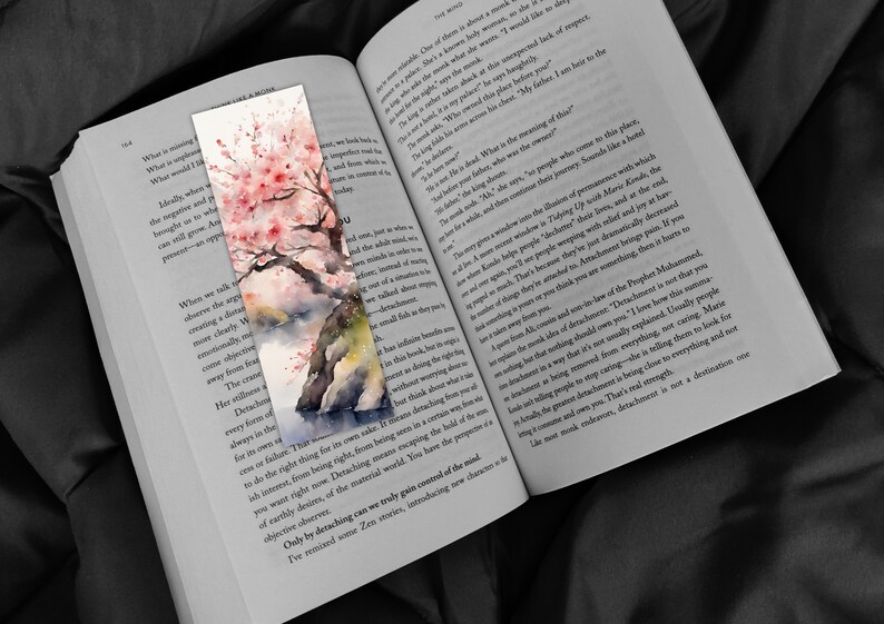 Japanese Printable Bookmarks Cherry Blossom Printable - Etsy