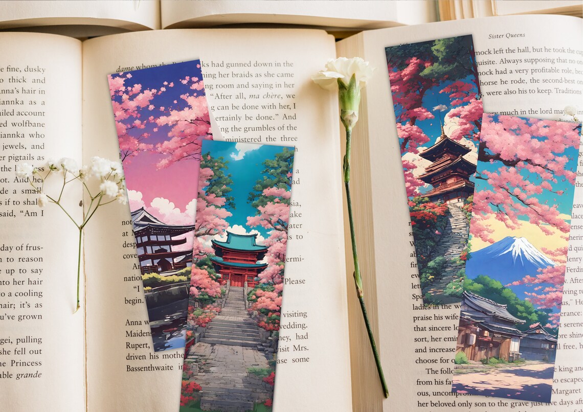 Printable Bookmarks, Japan Edo Culture, Printable Stationary, Unique ...