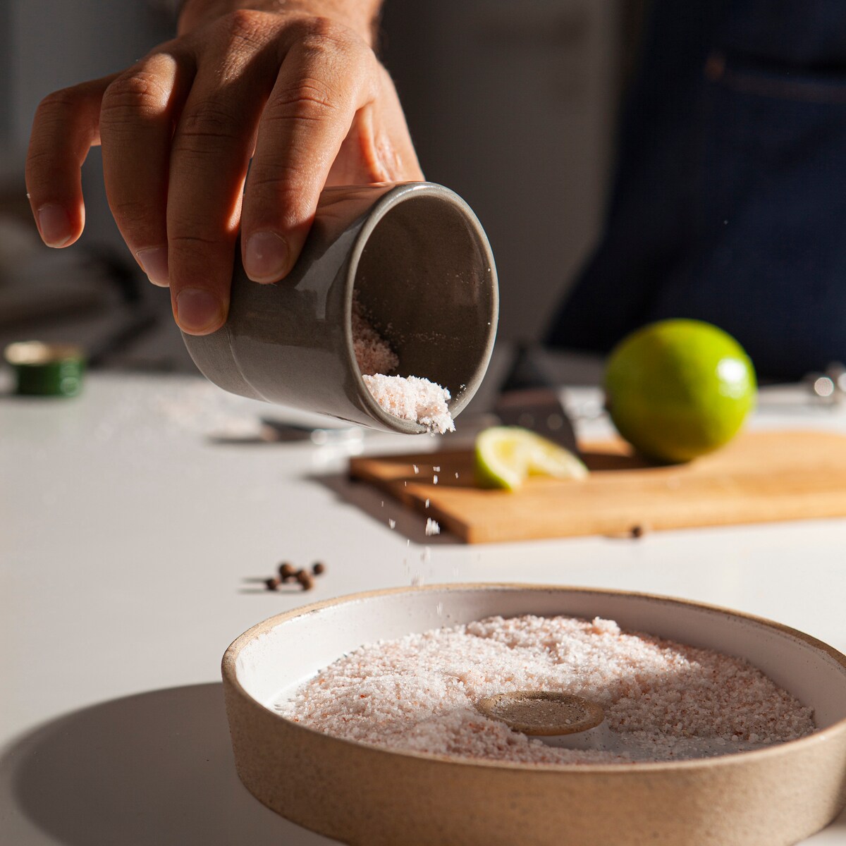 Ceramic Salt/Sugar Rimmer With Lid - Etsy