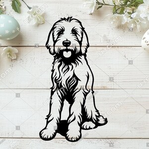 Goldendoodle Peeking Dog Set 3 Goldendoodle Svg Labradoodle Svg Canine ...