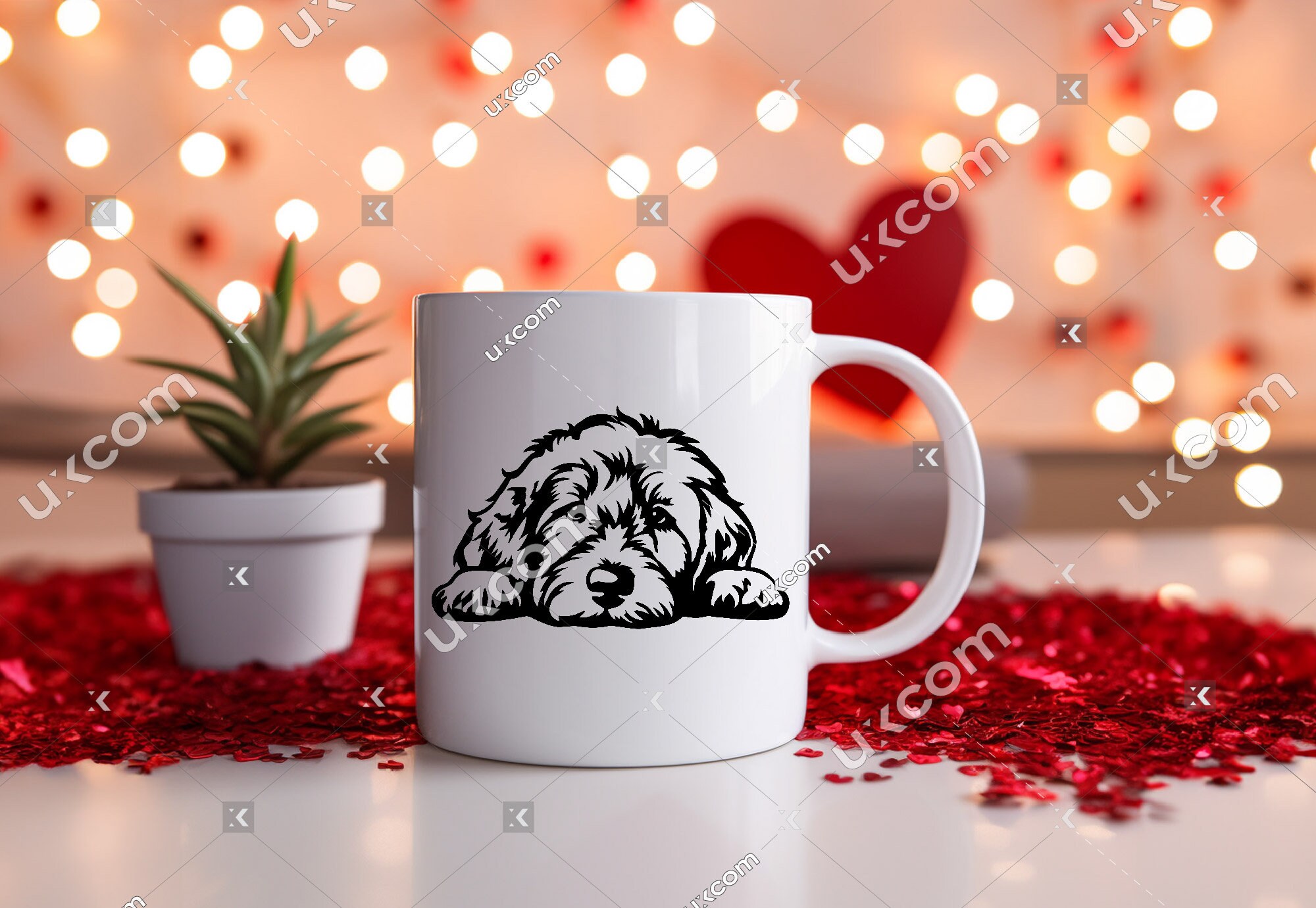 Goldendoodle Peeking Dog Goldendoodle Svg Labradoodle Svg Commercial ...
