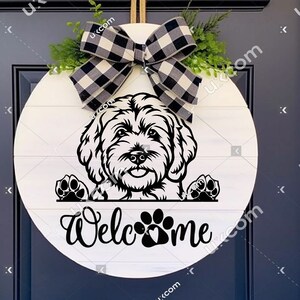 Labradoodle Goldendoodle Peeking Dog Commercial Doodle Mom Dog Lover ...