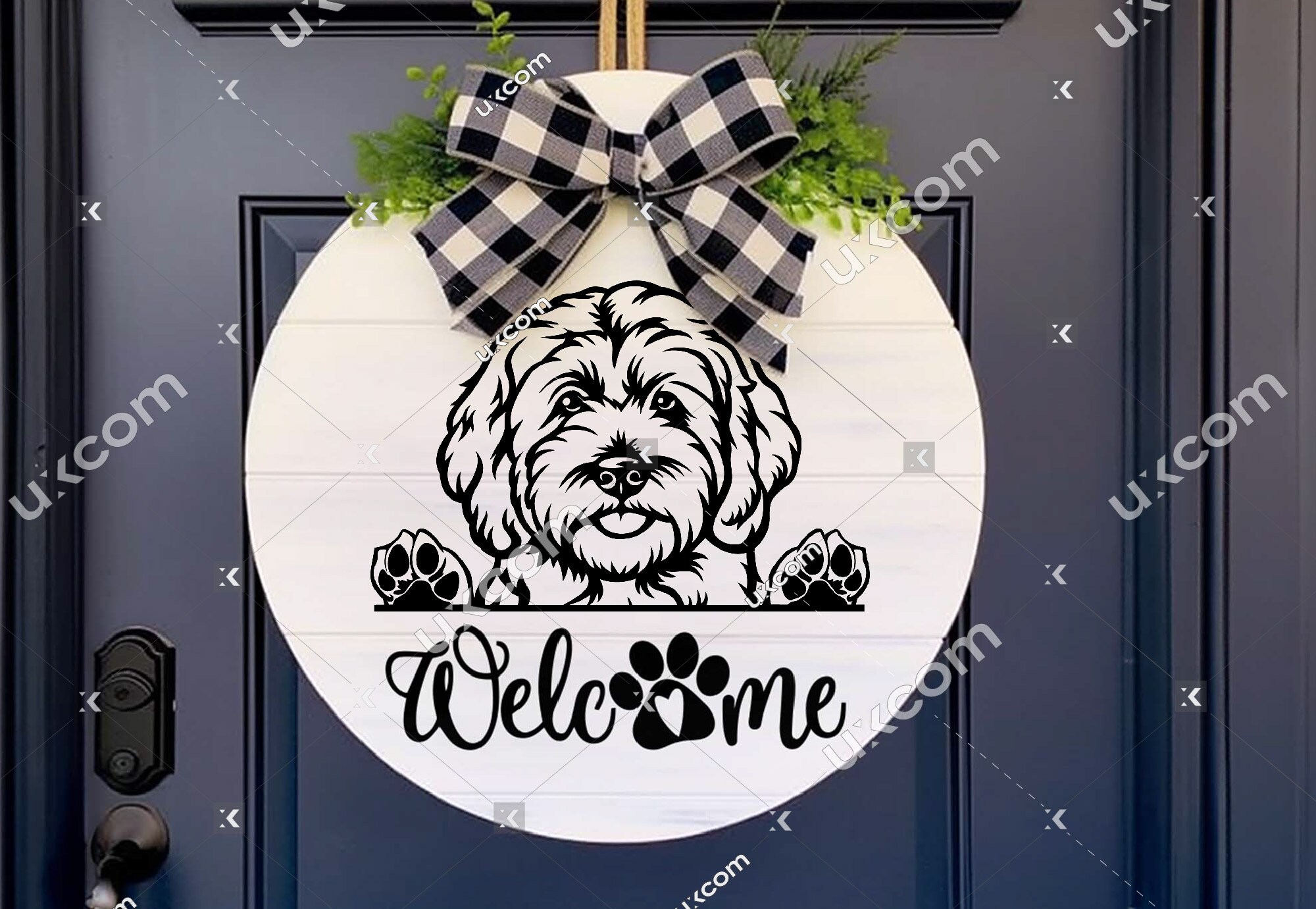 Labradoodle Goldendoodle Peeking Dog Commercial Doodle Mom Dog Lover ...