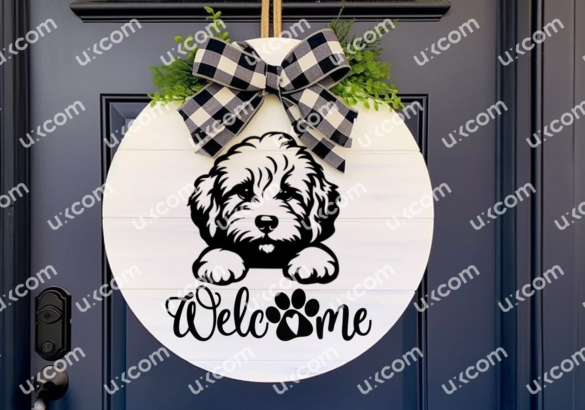 Cavapoo Svg Cavapoo Peeking Dog Commercial Cute Cavapoo Puppy CNC Svg ...