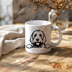 Goldendoodle Peeking Dog Set 3 Goldendoodle Svg Labradoodle Svg Canine ...