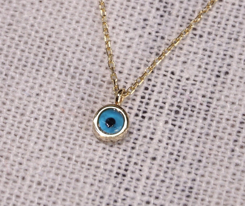 Evil eye necklace small Clearance