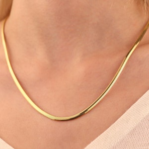 Hot Tomato Hero's & Harlequins Crystal On Snake Chain Gold Necklace main image 0