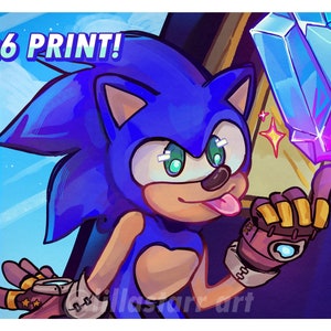Sonic Prime Print || 4x6 inch print Sonic the Hedgehog