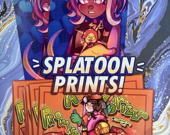Splatoon 4x6 Prints! || Octo Expansion Grizzco Splatoon 2 Art!!