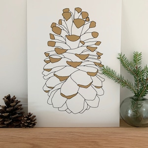 Poster 30x40cm - The pine cone
