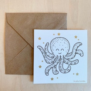 Carte postale - La pieuvre étoilée