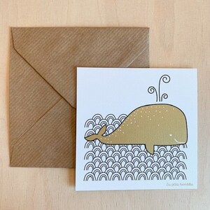 Carte postale - La baleine