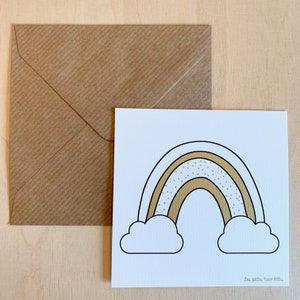Carte postale - L'arc-en-ciel