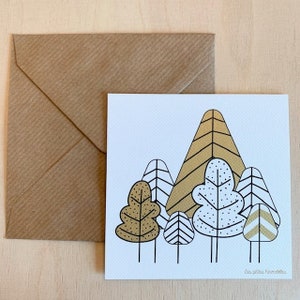 Carte postale - La forêt