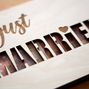 Geldgeschenk zur Hochzeit, Reisekasse, Urlaub Geld, Geschenk Gutschein, Geldverpackung, Hochzeitskarte, just married, Hochzeitsgeschenk
