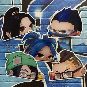 Valorant Peeker Stickers assorted 1