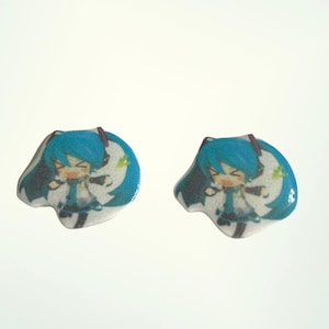 Anime Miku stud earrings