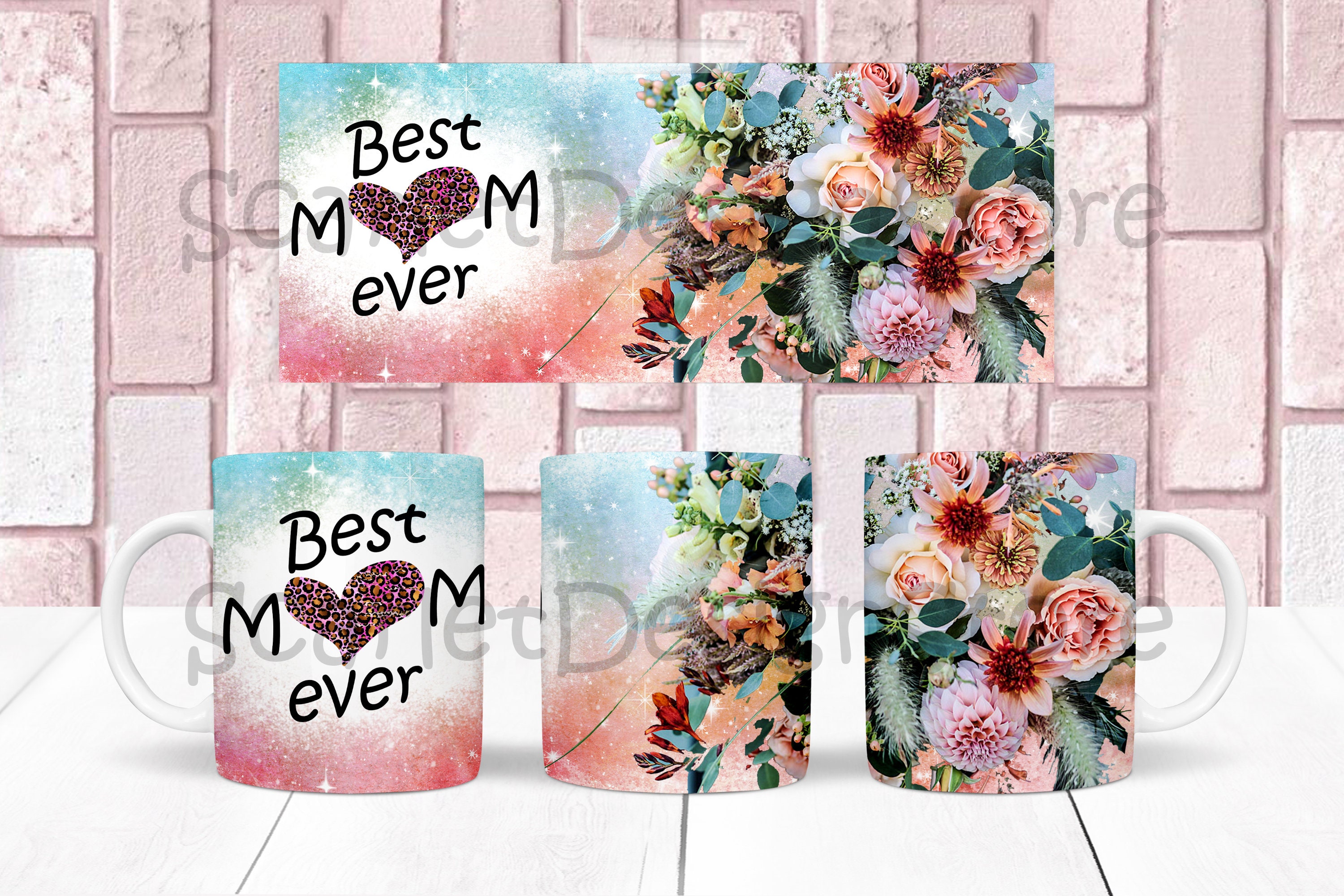 Mom Photo Mug Template Mother's day sublimation (2424221)