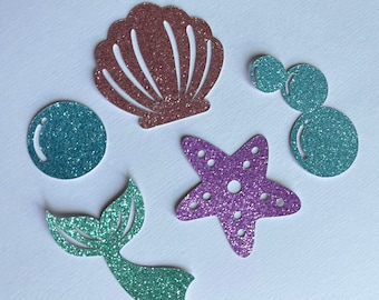 Mermaid Glitter Confetti: Under the Sea Party Decor
