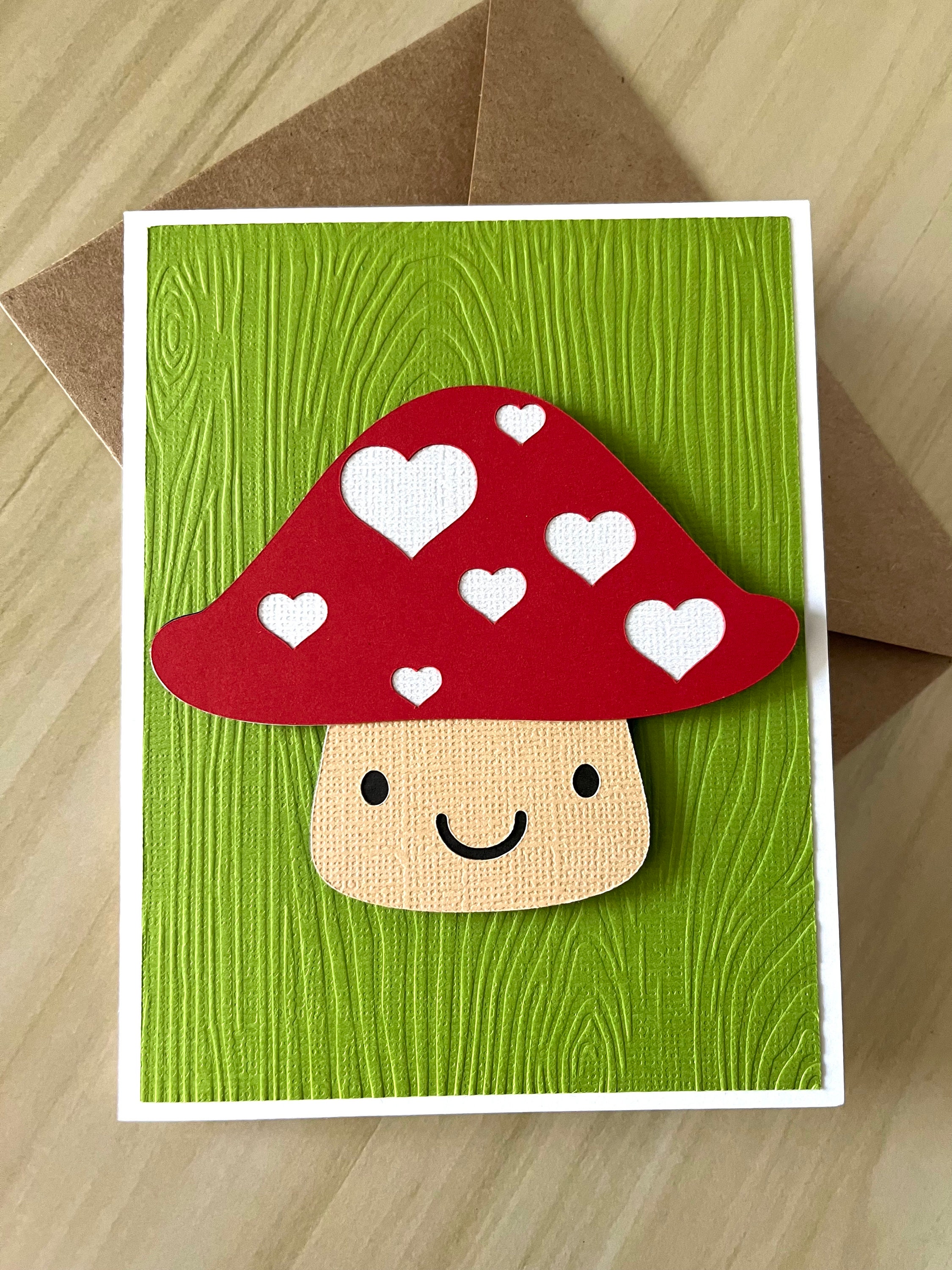 Toadstool Card, so Mushroom in My Heart Forest Theme Greeting Card for ...