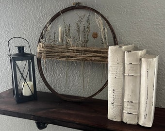 Large Lavender Wildflower Wreath | Wall decor |Handmade home decor | Wall Hanging | Dried flower | Rustic | Farm | Boho | Natural | Unique