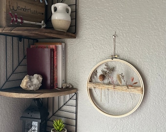 Small Wildflower Wreath | Wall decor | Handmade home decor | Wall Hanging | Dried flower | Rustic  | Farm house | Boho | Natural | Lavender