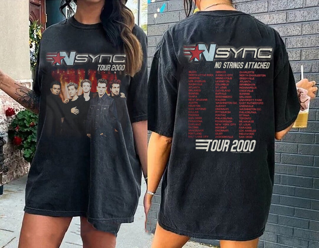 NSYNC No Strings Attached Tour Boy Band Shirt Nsync Comfort Etsy